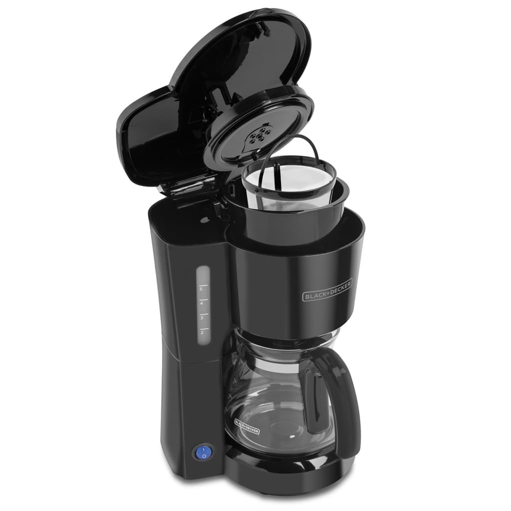 Black + Decker cafetera 5 tazas negra