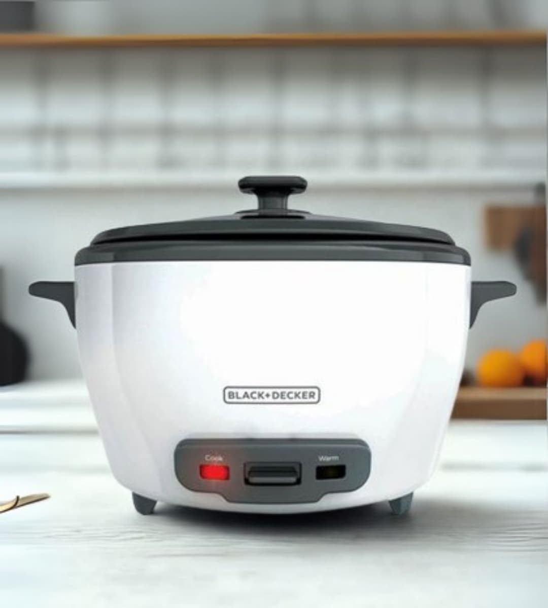 Black + Decker olla arrocera 14 tz cocidas blanca