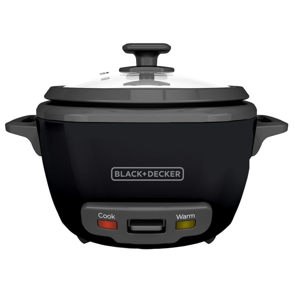 Black + Decker olla arrocera 14 tz cocidas negra