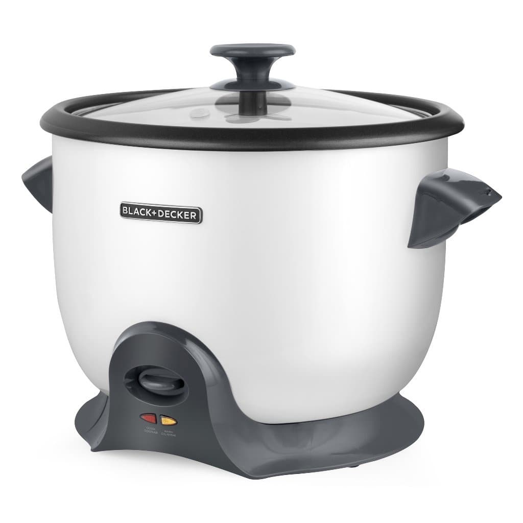 Black + Decker olla arrocera 20 tz cocidas blanca