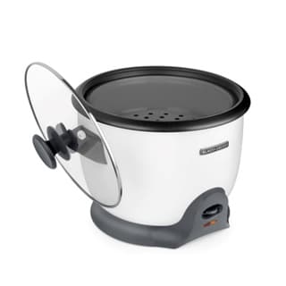 Black + Decker olla arrocera 20 tz cocidas blanca