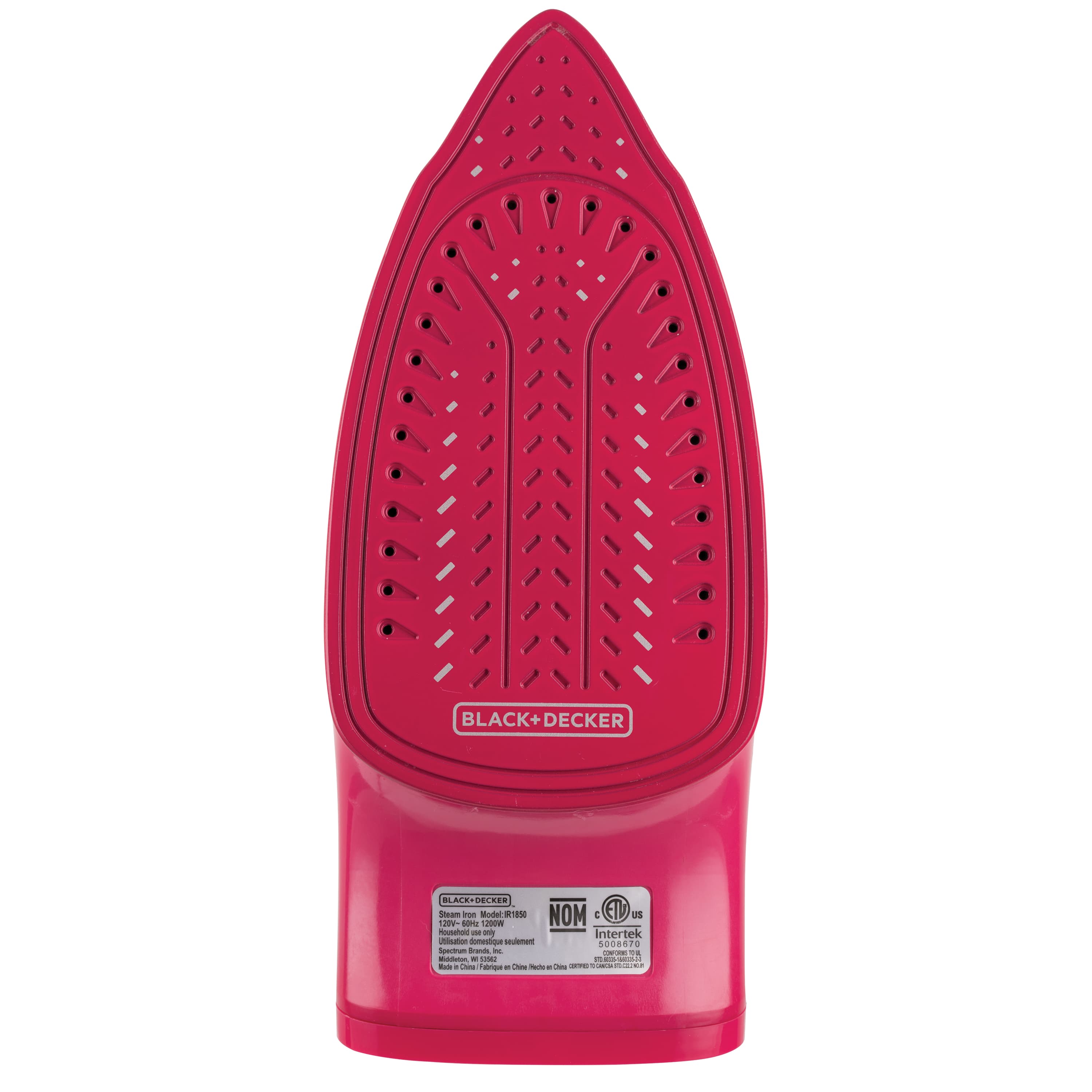 Black + Decker plancha de vapor anti-adherente