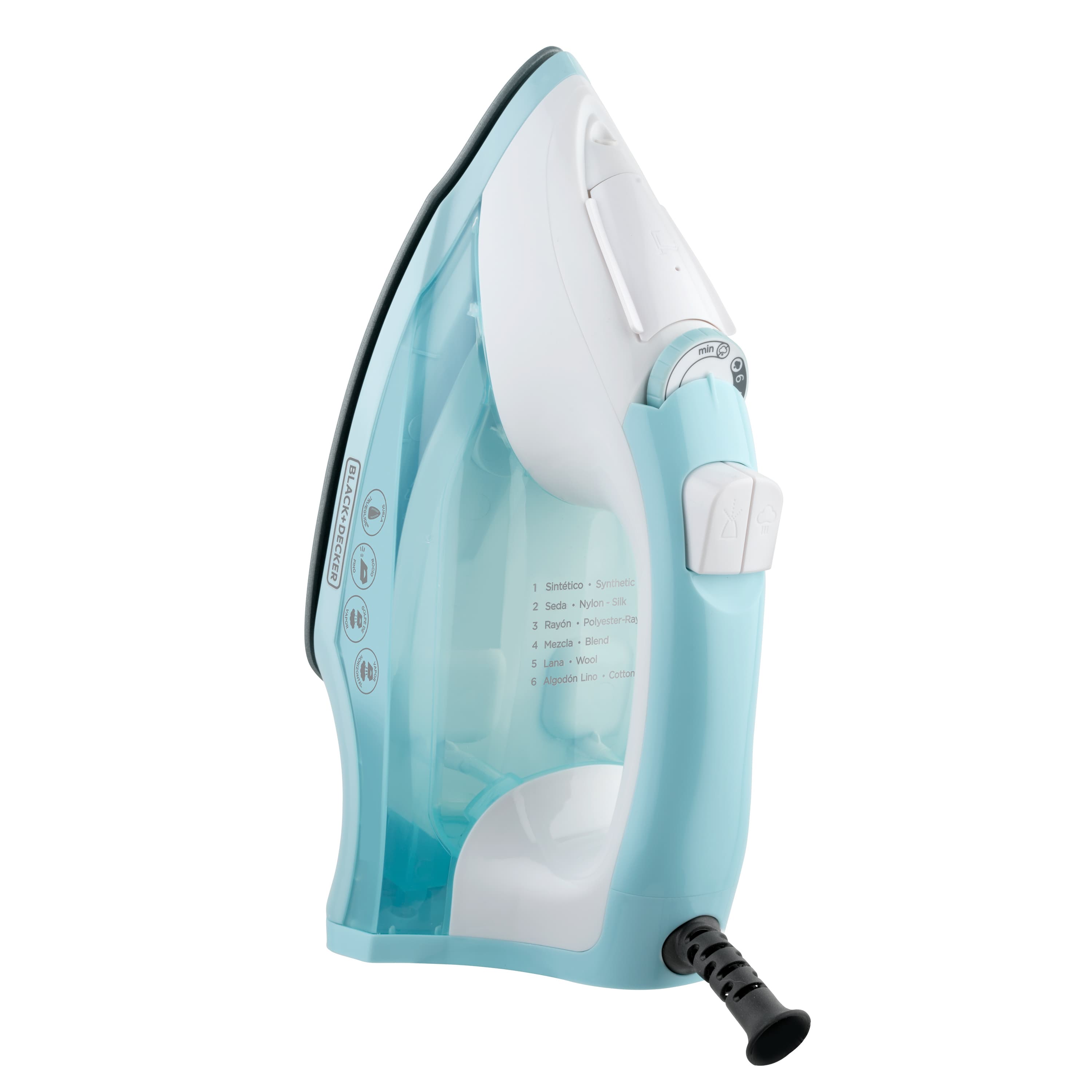 Black + Decker plancha de vapor light+easy verde