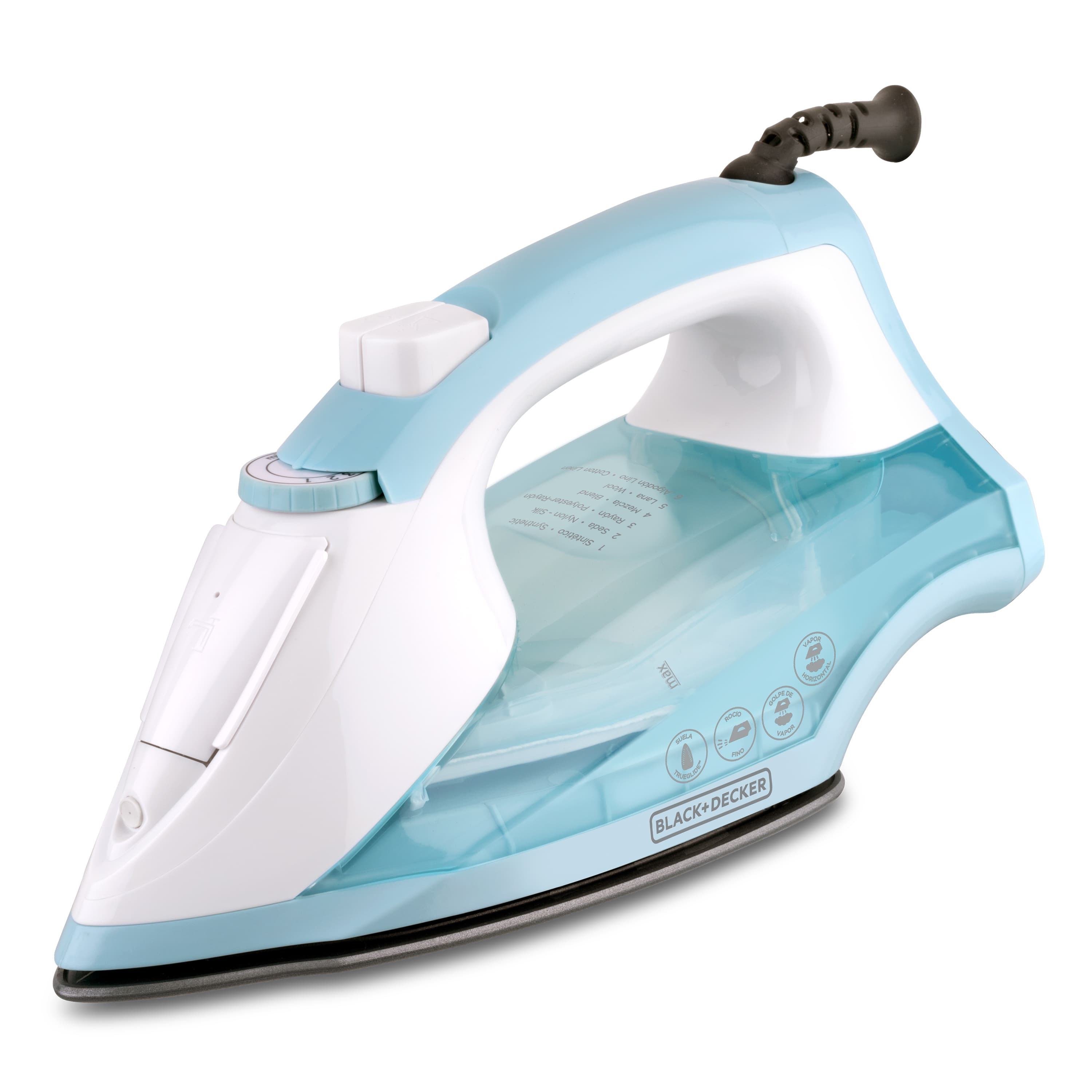 Black + Decker plancha de vapor light+easy verde