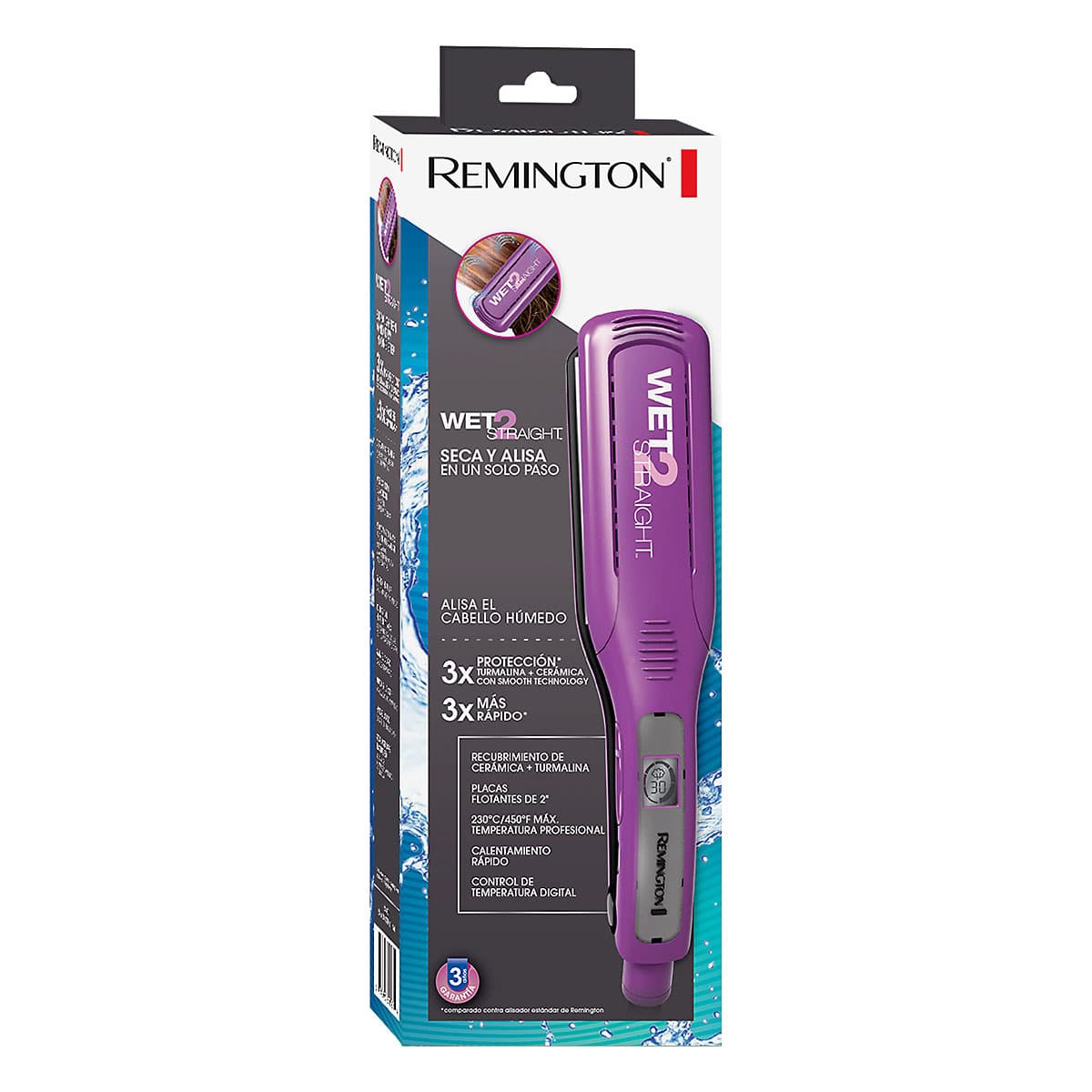 Remington alisador morado S8001P (110)
