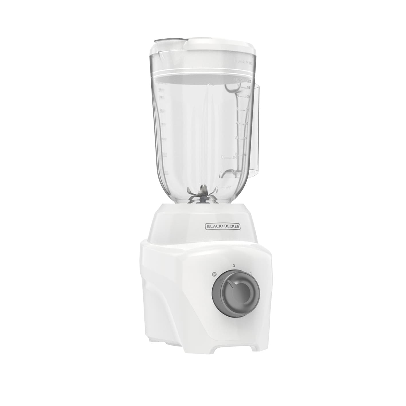 Black + Decker licuadora ice crush 700W 2 Vel- Vaso Plast- Blanca