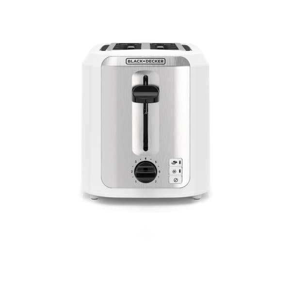 Black+Decker tostadora 2 rebanadas plateada