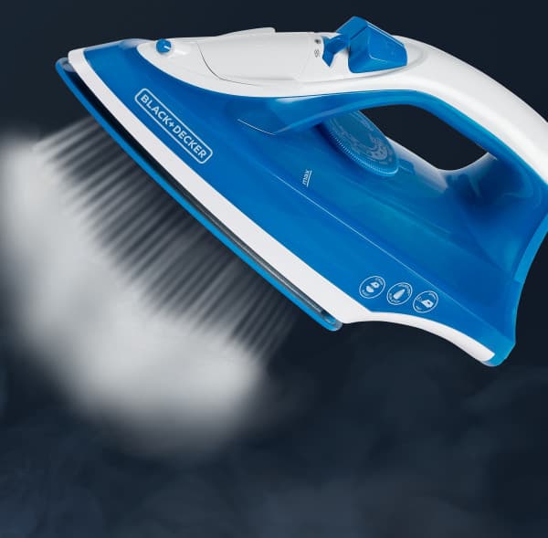 Black + Decker plancha para ropa trueglide azul