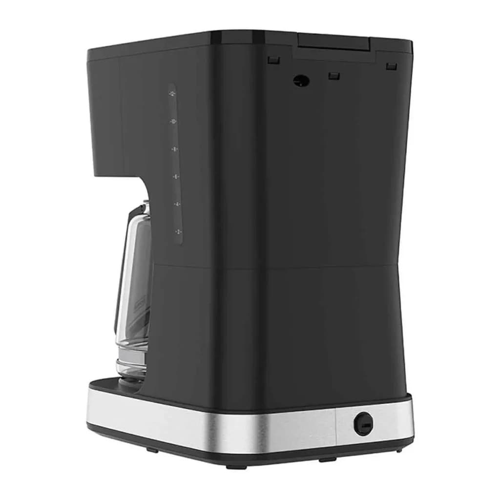 Black + Decker cafetera 12 tazas programable color gris plata
