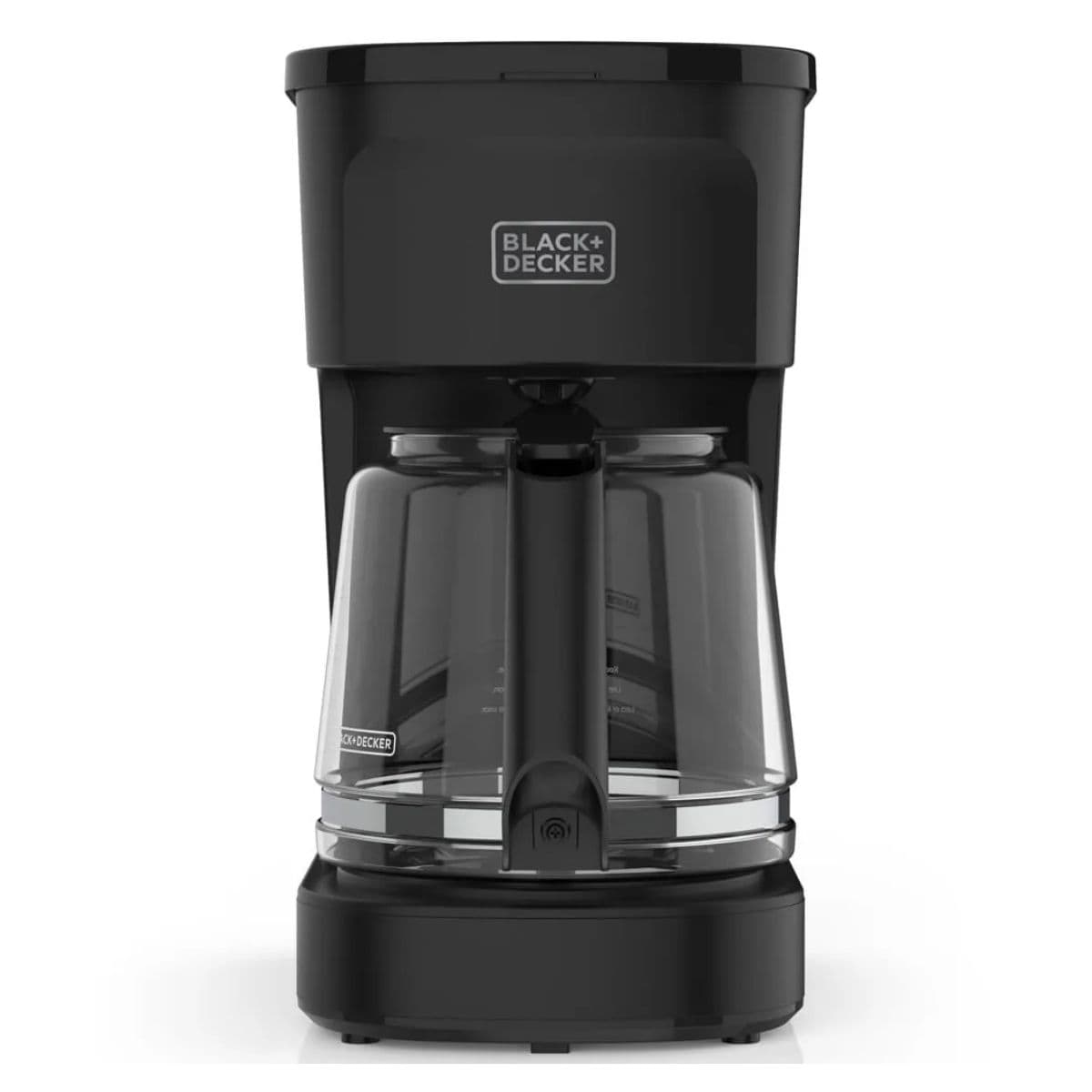 Black + Decker cafetera 12 tazas switch negro mate
