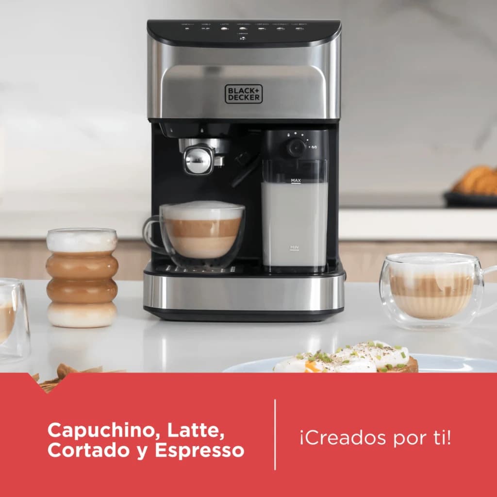 Black + Decker maquina de cafe espresso gustoso