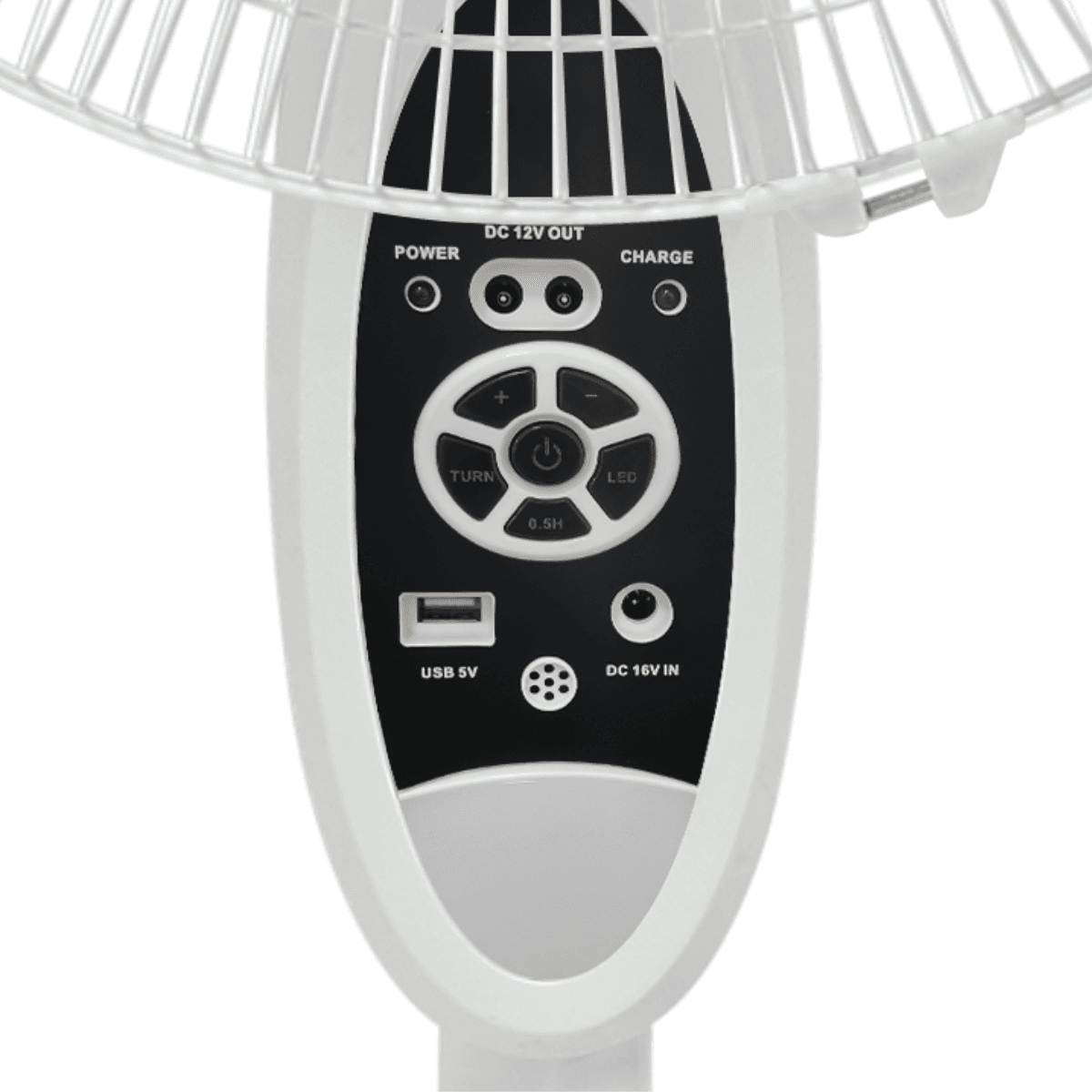 CHIQ Ventilador Pie Recargable 16" 9 vel temporizador puerto USB Luz Led