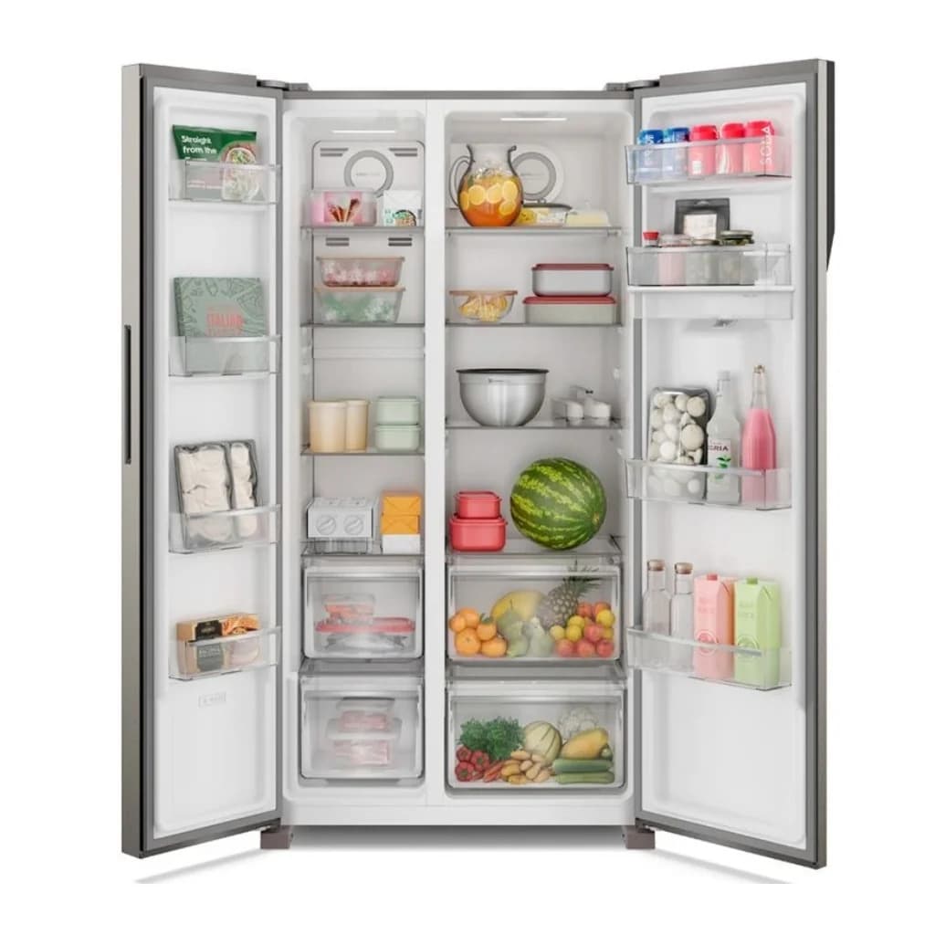 Frigidaire Refrigerador Side by Side de 19 pies Inverter con dispensador Plateado