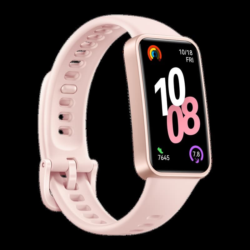 Huawei Band 10 cuerpo plástico rosado