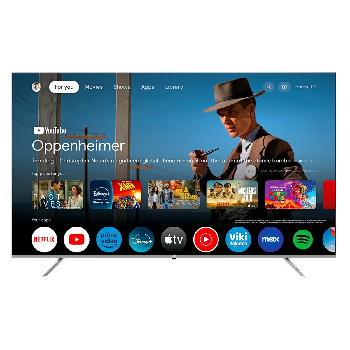 JVC Televisor 86" QLED UHD 4K Google