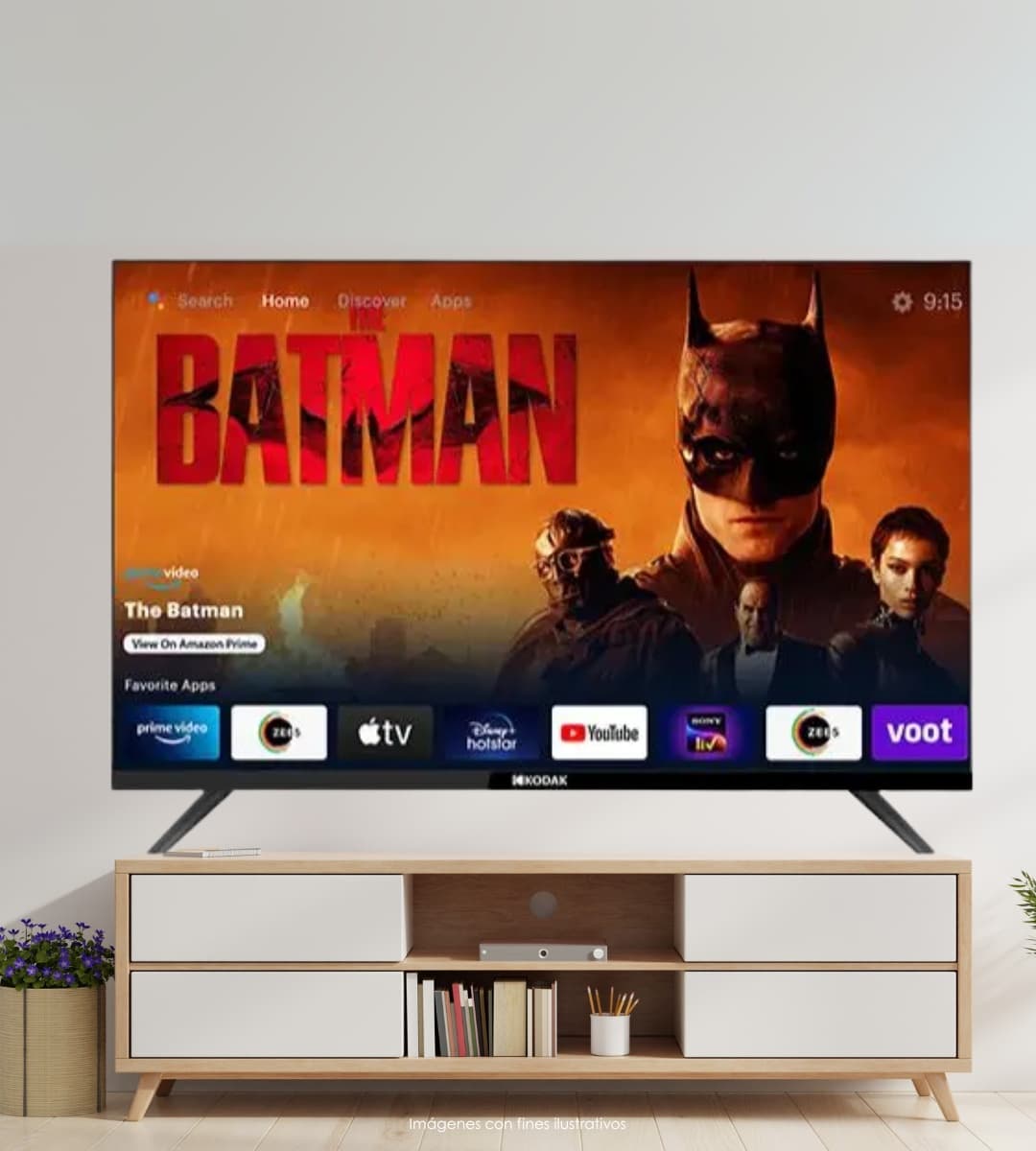 Kodak televisor uhd 55" google tv
