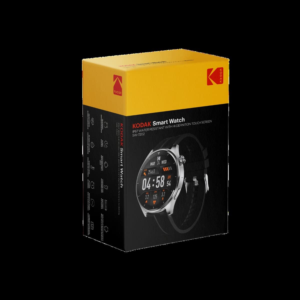 Kodak reloj inteligente SW7202 plateado 1,45" full touch