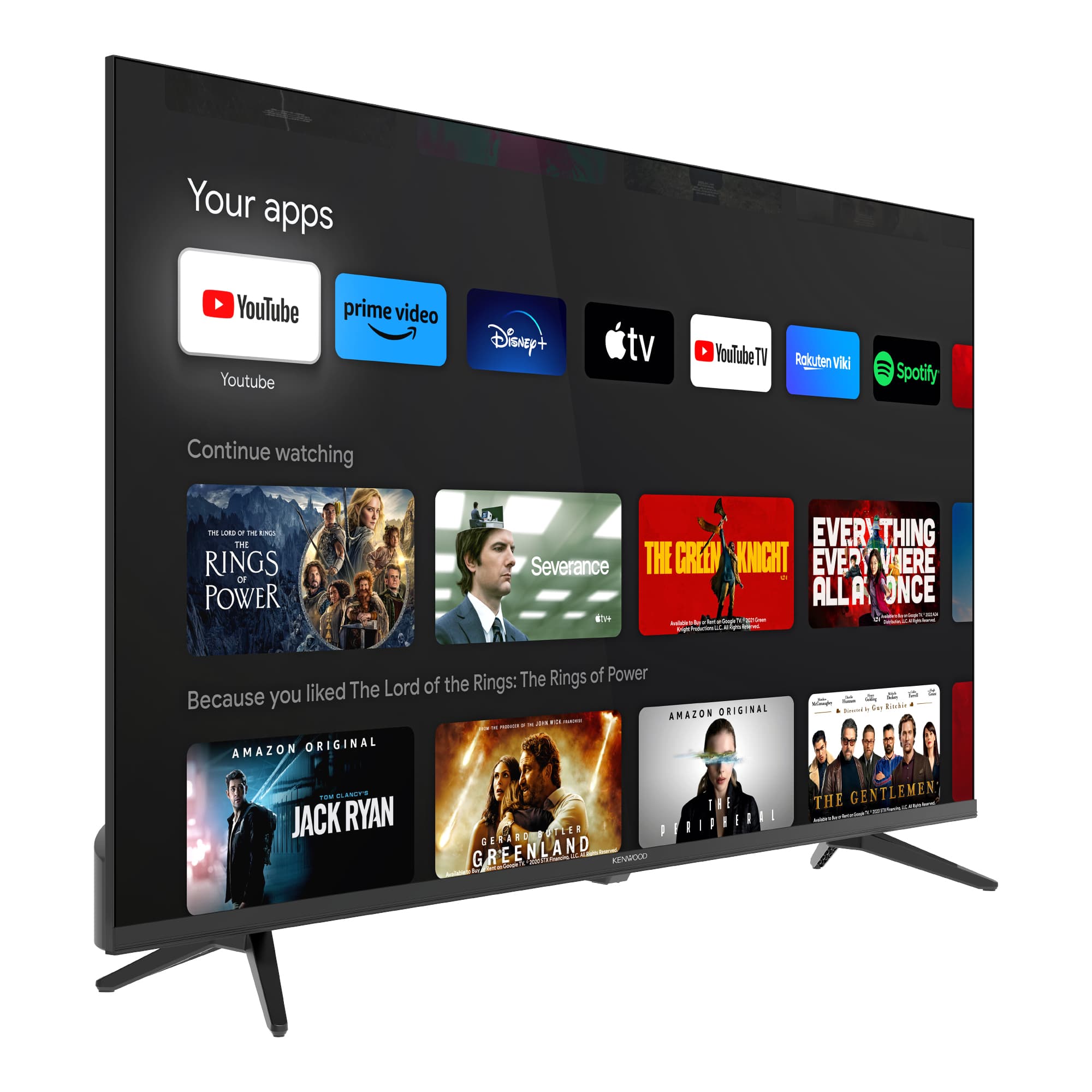 Kenwood televisor 58"