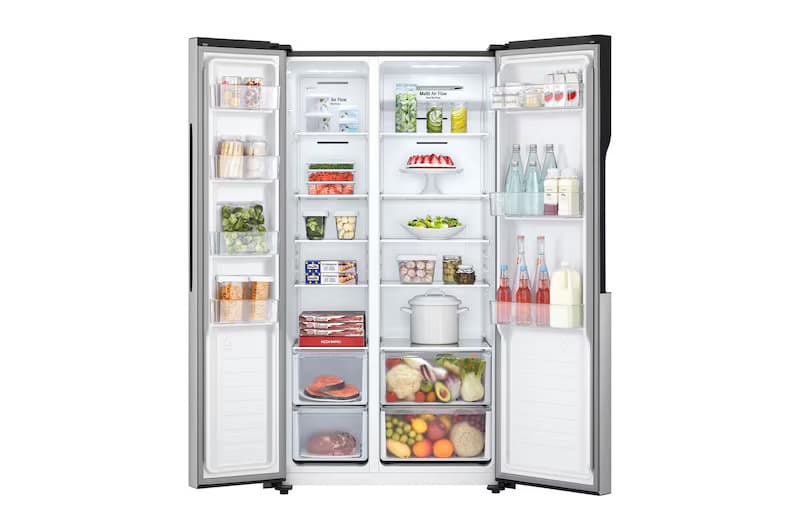 LG Refrigerador Side by Side 18 pies color Plateado