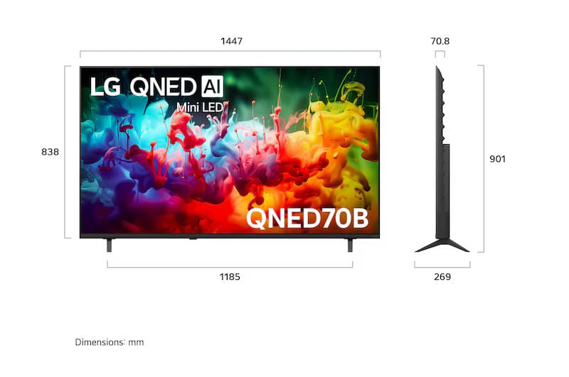 LG Televisor 65" QNED Smart
