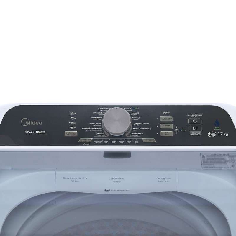Midea Lavadora Carga superior de 17 kg Blanco