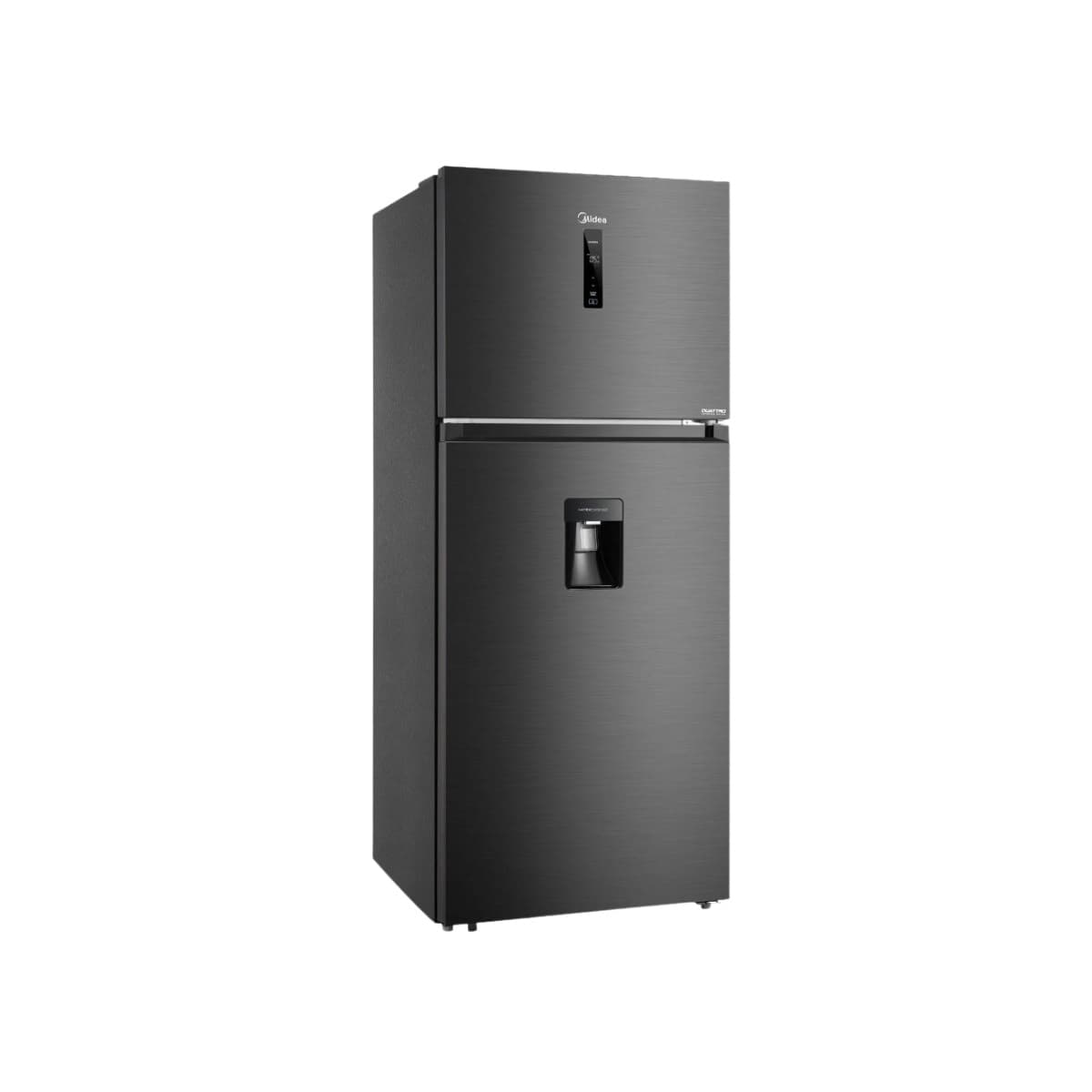 Midea Refrigerador Congelador superior de 15 pies Plateado