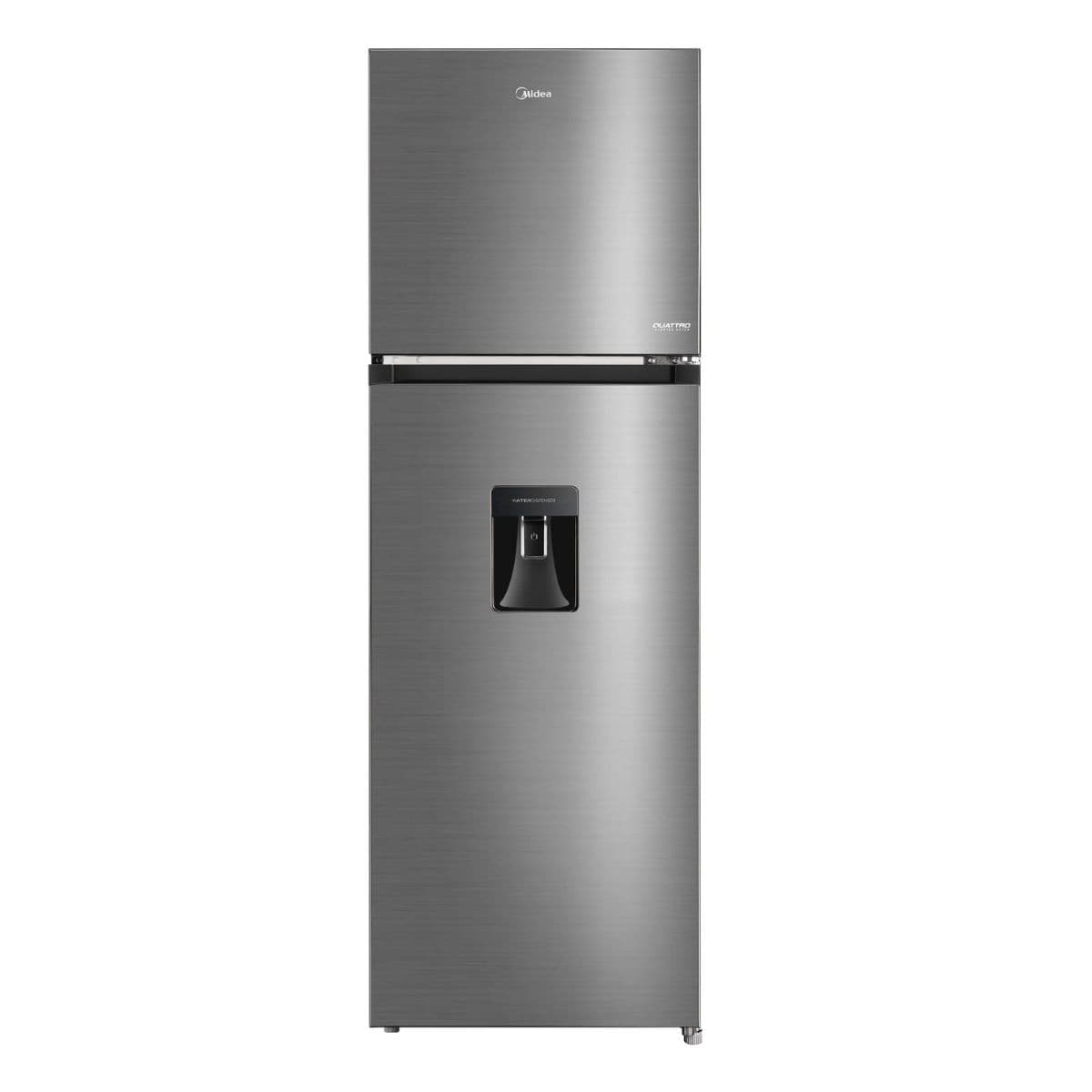 Midea Refrigerador Congelador superior de 10 pies Plateado