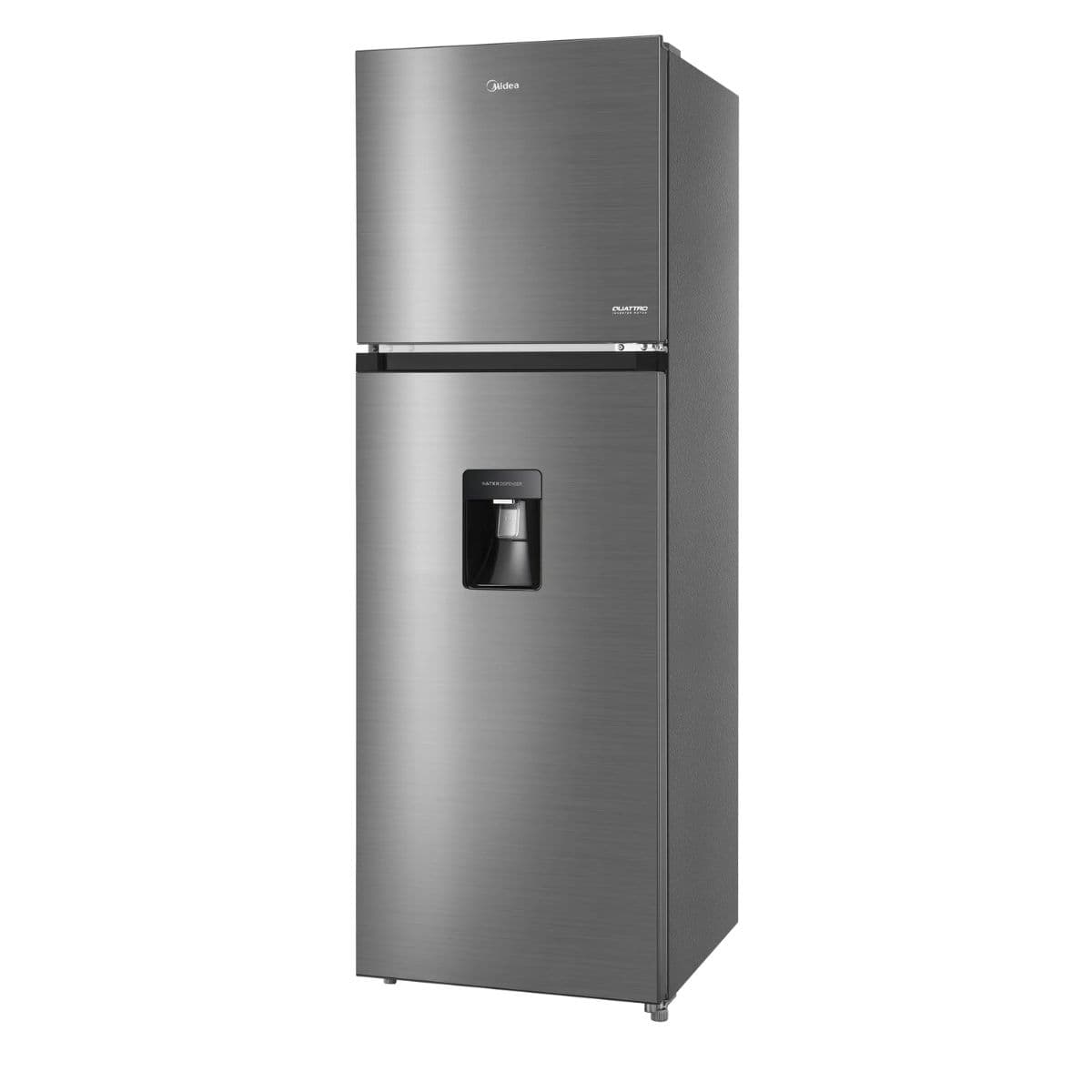 Midea Refrigerador Congelador superior de 10 pies Plateado