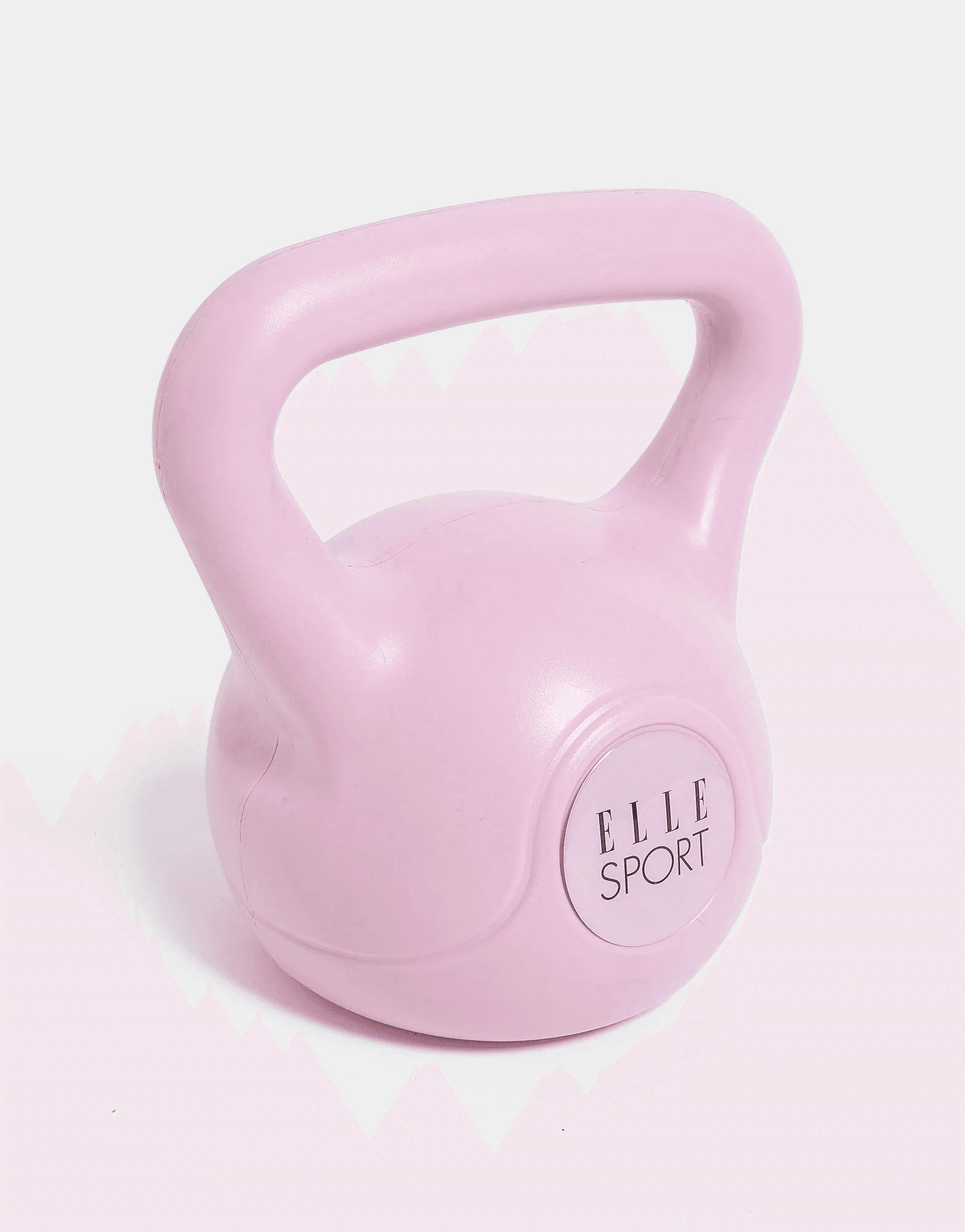 Elle pesa kettlebell rosado 8KG