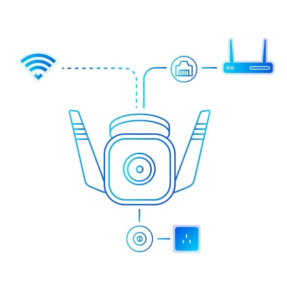 TP-Link camara de vigilancia para exteriores con IA - TAPO C310
