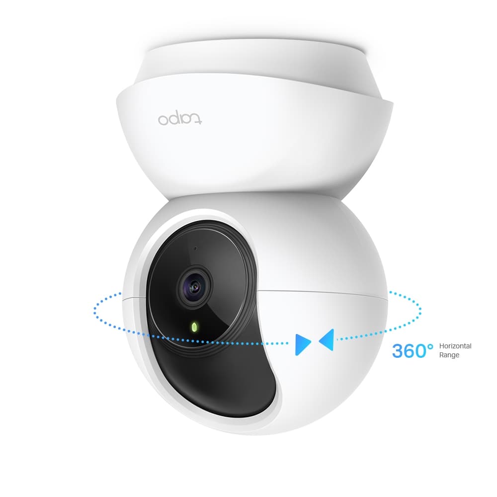TP-link camara de vigilancia Wi-Fi de 360° con vista 2K 3MP y deteccion IA - Tapo C210
