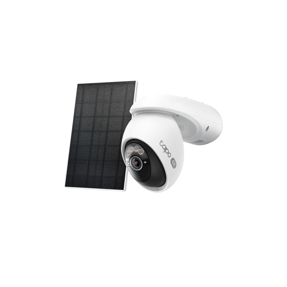TP Link camara de seguridad Wi-Fi con panel solar y bateria, 4K 8MP, vision nocturna a color - Tapo C660