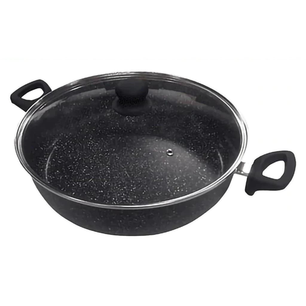 Westinghouse cacerola baja con tapa marmol negro 32 cm