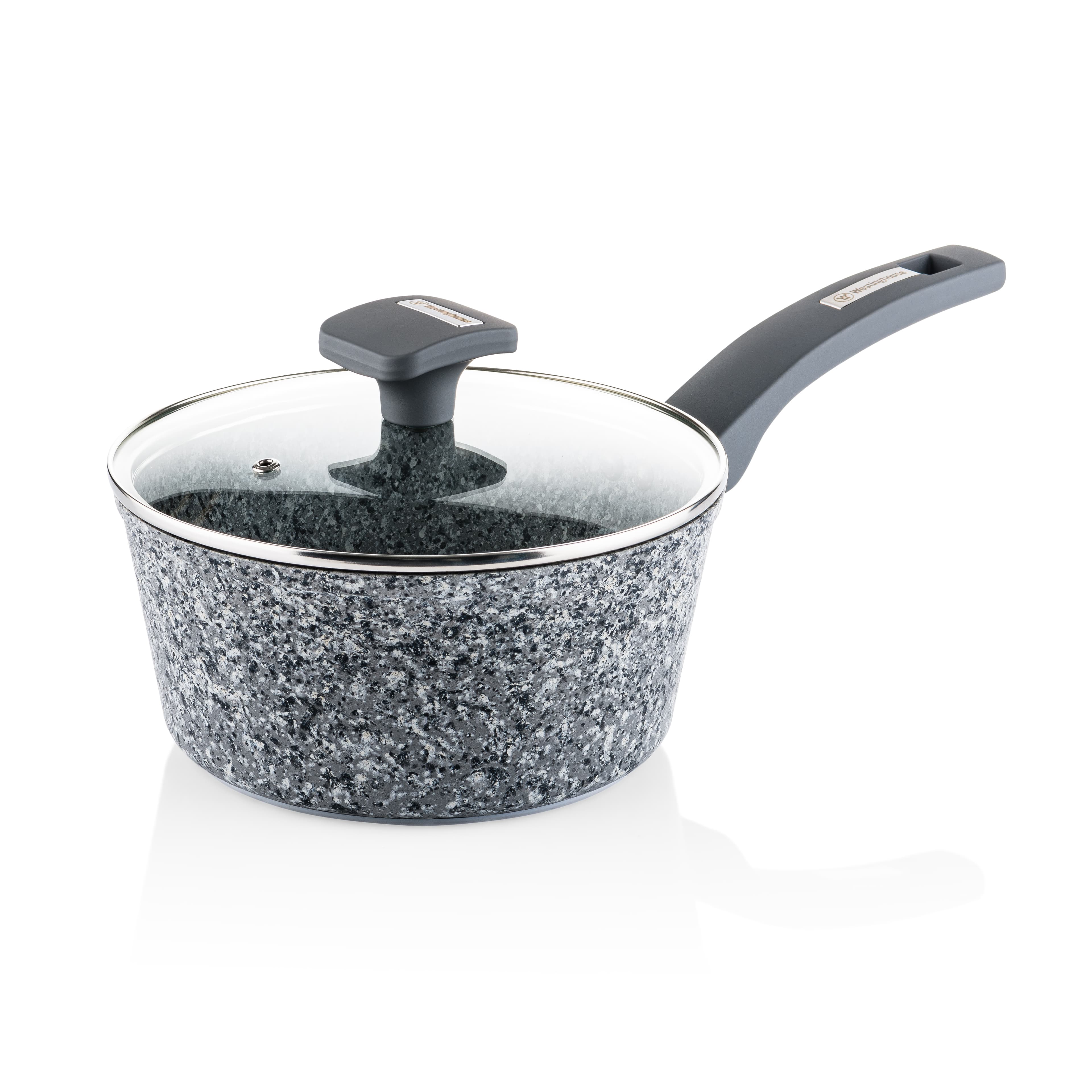 Westinghouse olla con tapa granito gris 16cm