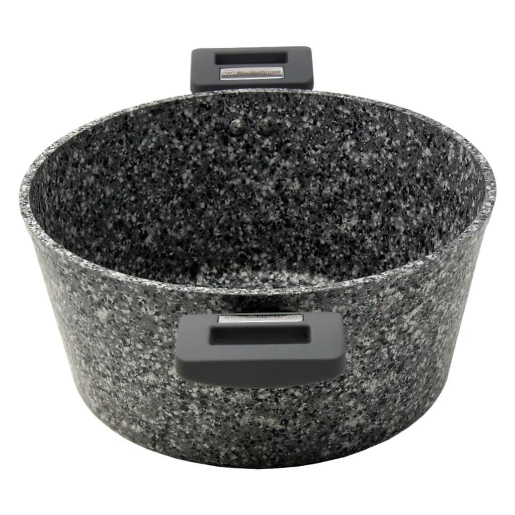 Westinghouse cacerola con tapa granito gris 24cm