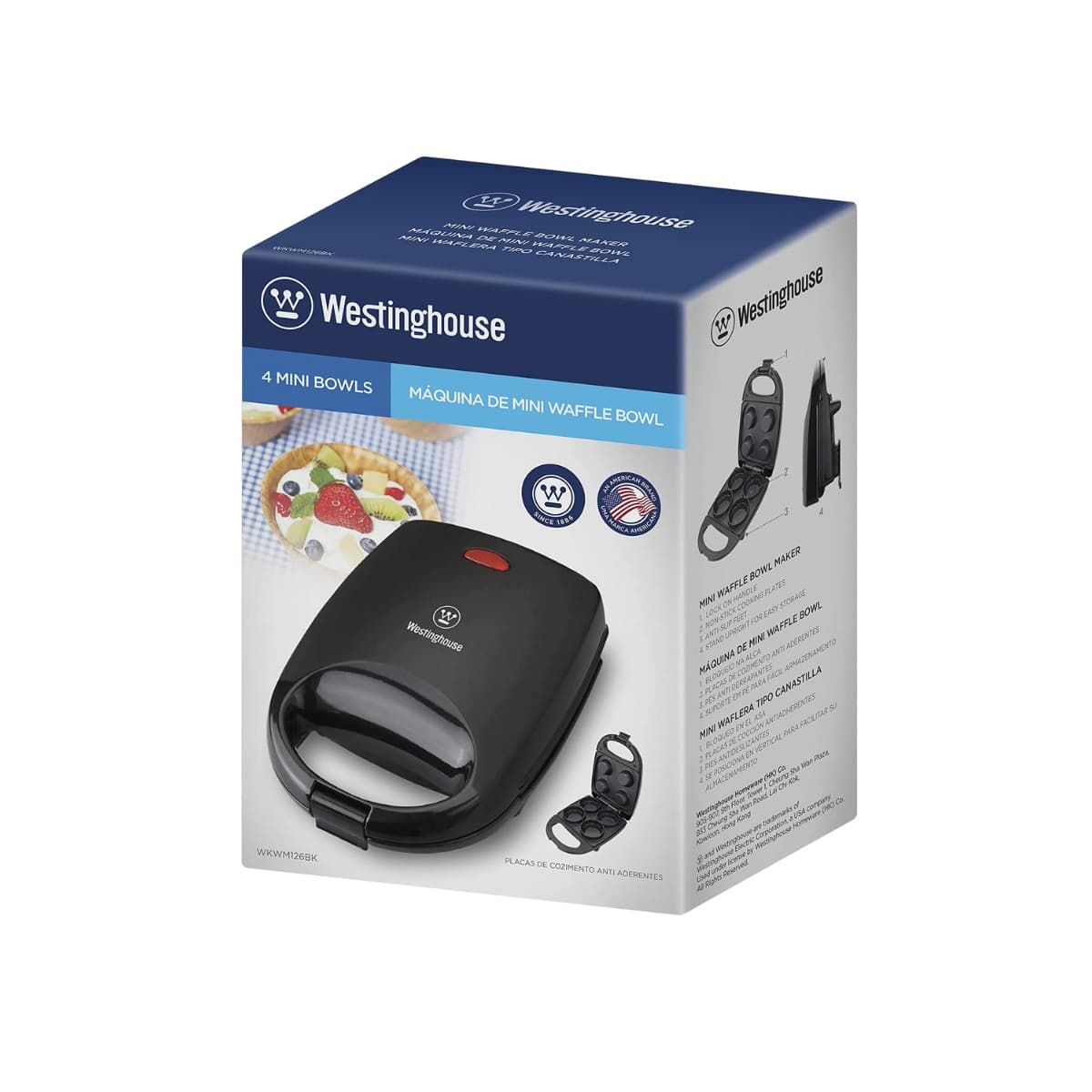 Westinghouse maquina para hacer mini waffles 520W