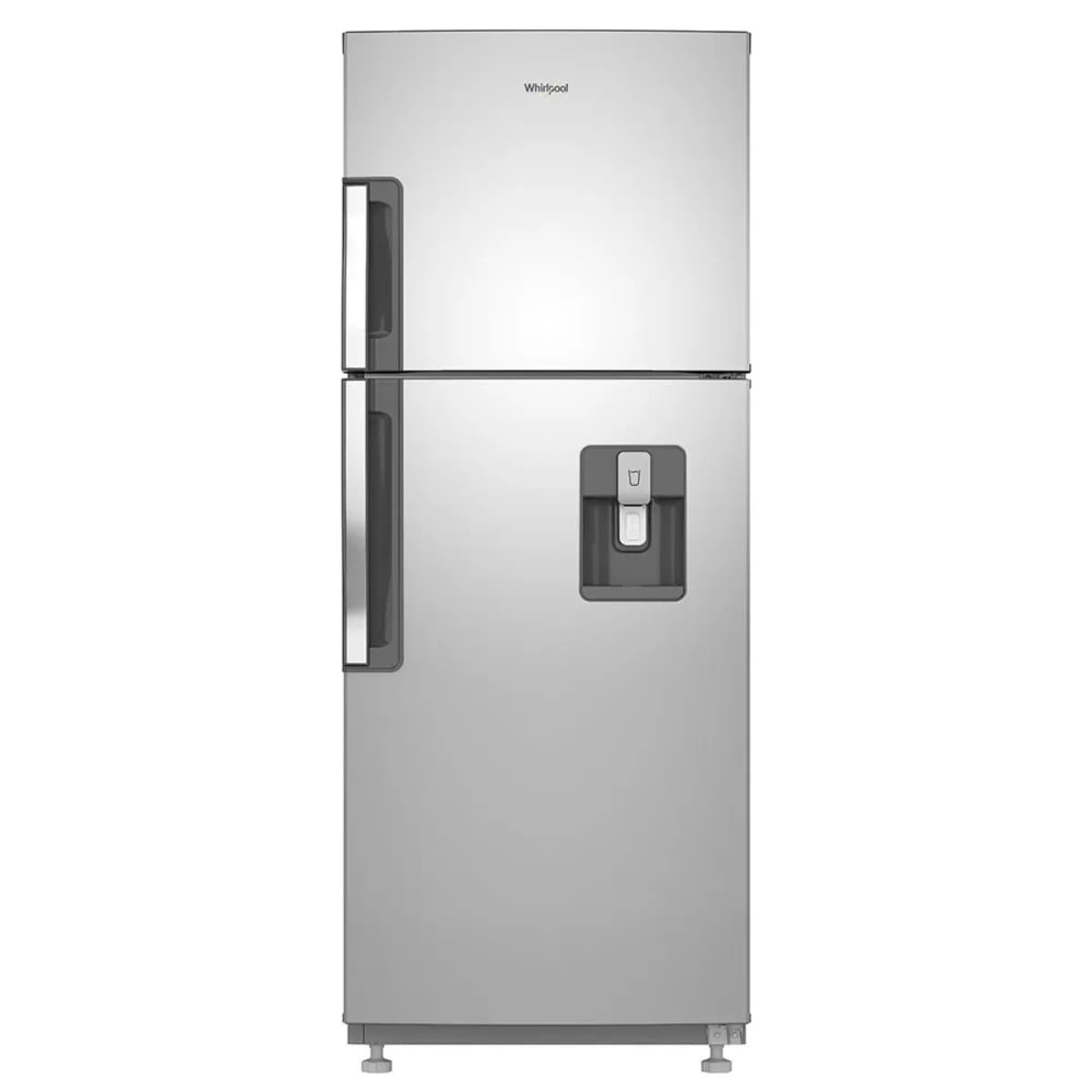 Whirlpool refrigerador 9 pies con dispensador acero inox.