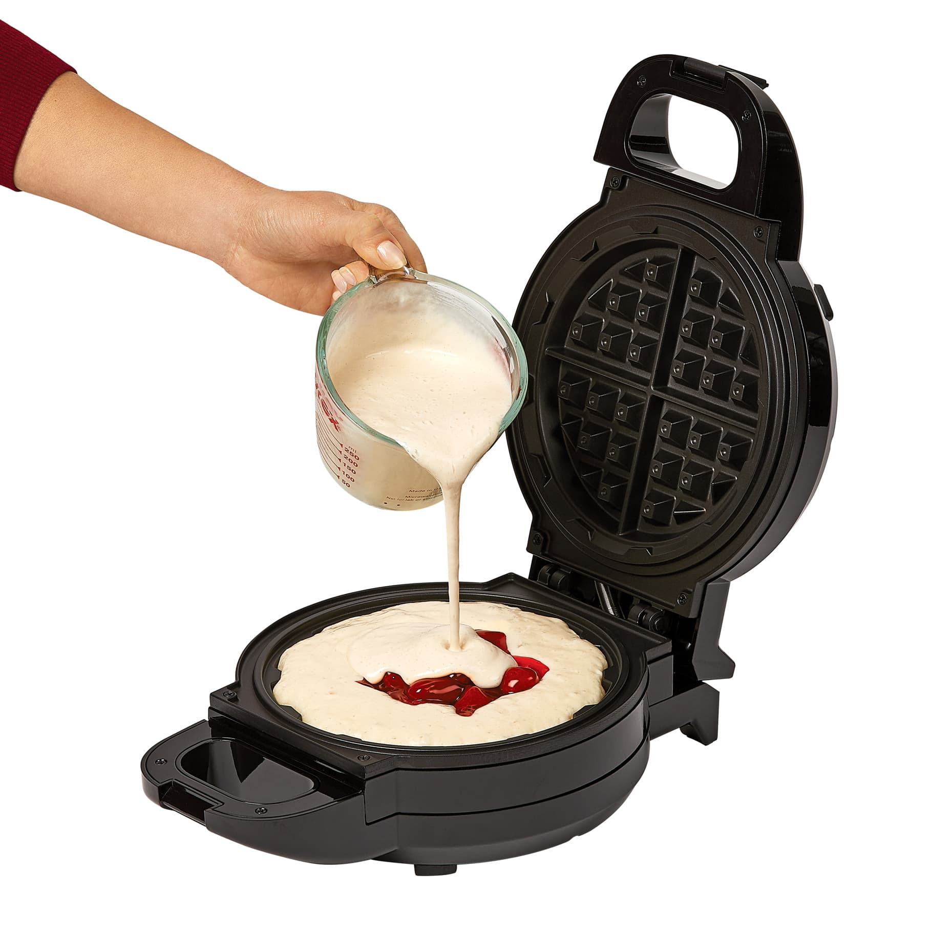 Power XL waflera para waffles rellenos negra